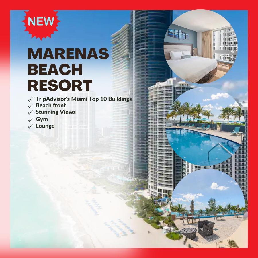 마이애미 비치 Sunny Isles 1Bdr Sea View And Pool 아파트 외부 사진